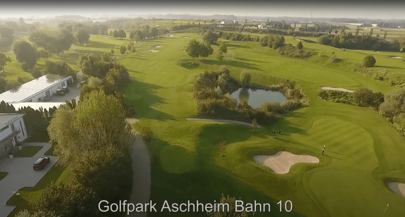 Überflug Bahn 10 Golfpark München Aschheim