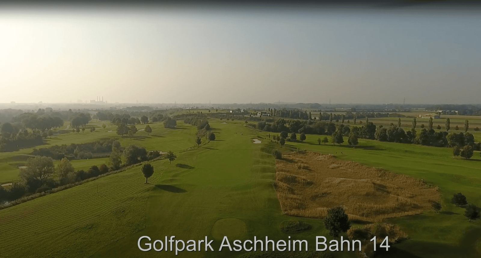 Überflug Bahn 14 Golfpark München Aschheim