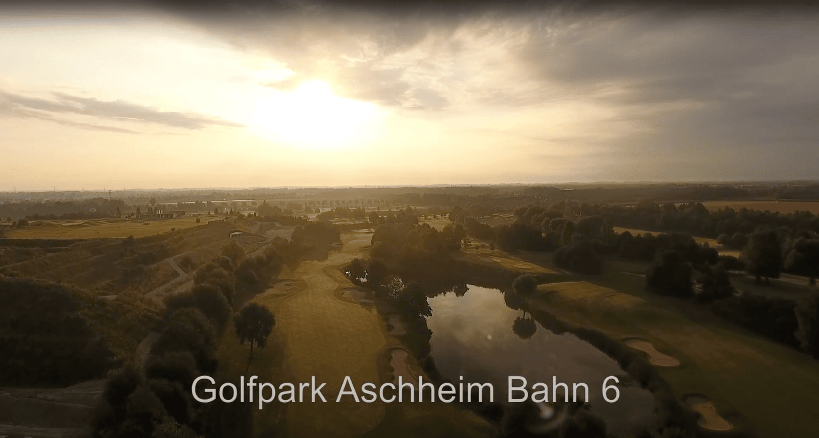 Überflug Bahn 06 Golfpark München Aschheim
