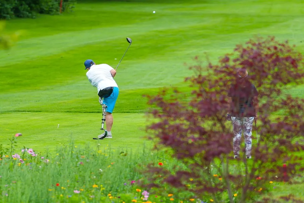 Kerstin Schulz im Golfpark München Aschheim