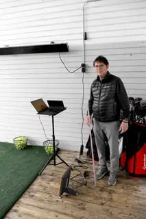 Jean Marc Grüner Golfschläger Fitting